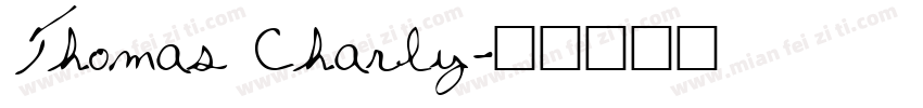 Thomas Charly字体转换